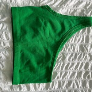 Zara Vibrant Green One Shoulder Tank